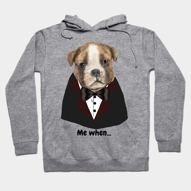 Elegant puppy Hoodie by Gerson's monsters